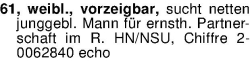 Vorschaubild der Anzeige, (Id: 1960284)