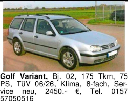 Vorschaubild der Anzeige, (Id: 1995955)