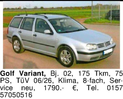 Vorschaubild der Anzeige, (Id: 2003268)