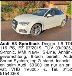 Vorschaubild der Anzeige, (Id: 2018321)