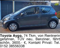 Vorschaubild der Anzeige, (Id: 2020406)