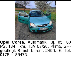 Vorschaubild der Anzeige, (Id: 2029692)