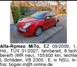 Vorschaubild der Anzeige, (Id: 2029804)