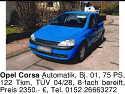Vorschaubild der Anzeige, (Id: 2033504)