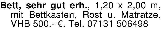 Vorschaubild der Anzeige, (Id: 2050703)