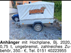 Vorschaubild der Anzeige, (Id: 2054090)