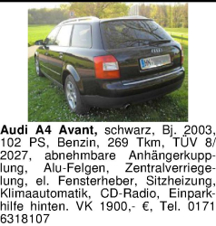Vorschaubild der Anzeige, (Id: 2054195)