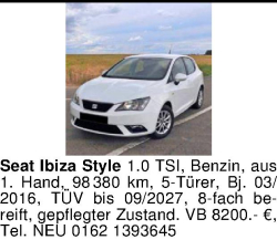 Vorschaubild der Anzeige, (Id: 2057698)