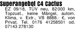 Vorschaubild der Anzeige, (Id: 2057711)