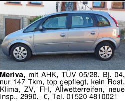 Vorschaubild der Anzeige, (Id: 2064068)