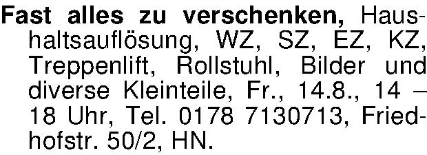 Vorschaubild der Anzeige, (Id: 2066322)