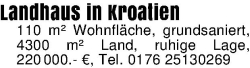 Vorschaubild der Anzeige, (Id: 2070927)