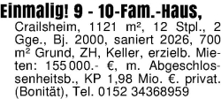 Vorschaubild der Anzeige, (Id: 2071043)