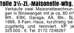 Vorschaubild der Anzeige, (Id: 2074135)