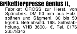 Vorschaubild der Anzeige, (Id: 2075959)
