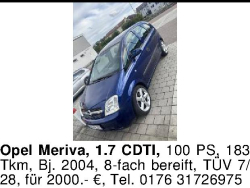 Vorschaubild der Anzeige, (Id: 2082524)