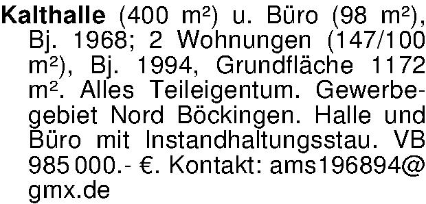 Vorschaubild der Anzeige, (Id: 2081654)
